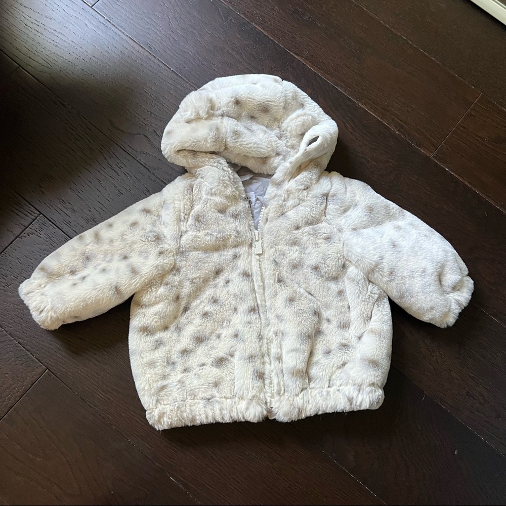 Fuzzy infant jacket